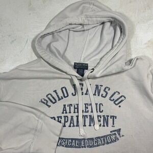 VTG Ralph Lauren Polo Jeans Co Athletic Dept Physical Education Hoodie Mens XL